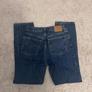 501 Levi's Premium Women’s Straight Jeans - Indigo Blue